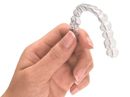 Invisalign in Left Hand