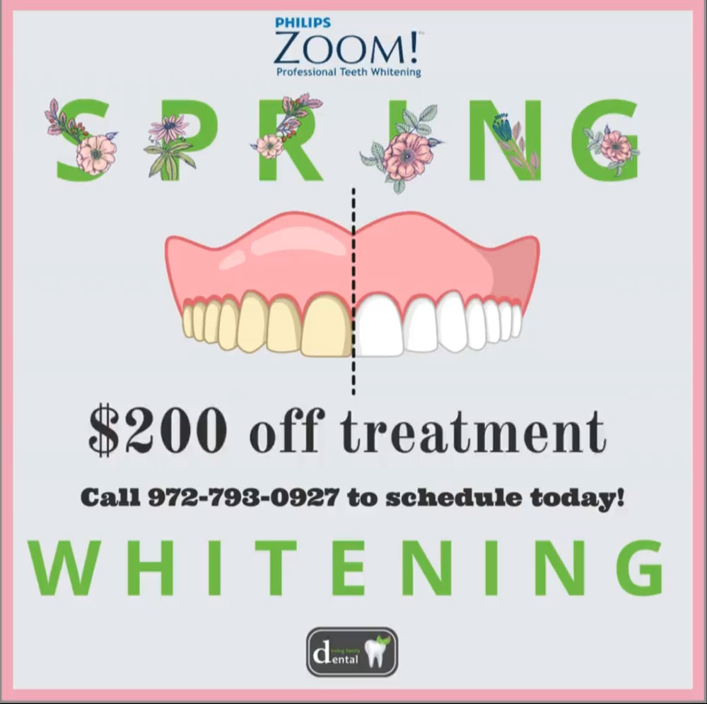 $200 Off Spring Teeth Whitening Special